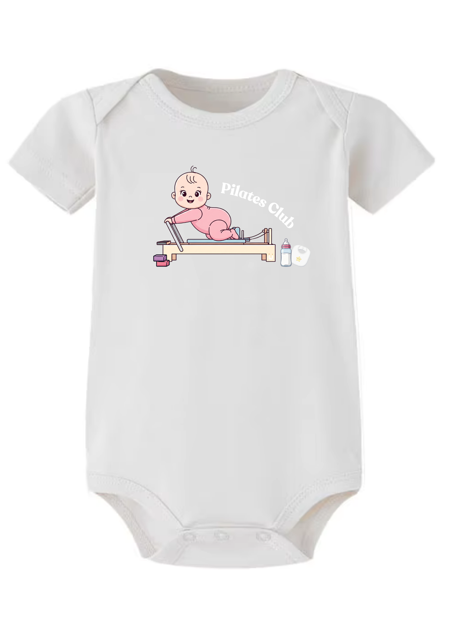 Pilates Club Baby Onesie