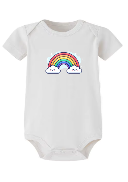 Cuteness Over The Rainbow Baby Onesie