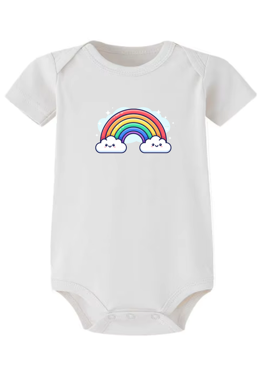 Cuteness Over The Rainbow Baby Onesie