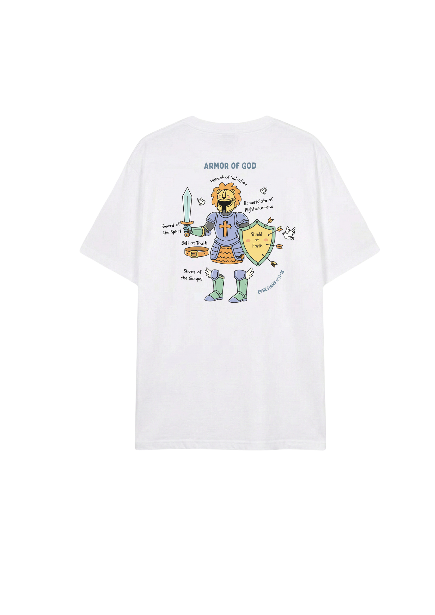 Armor of God, Ephesians 6:10-18 Adult T-Shirt (unisex)