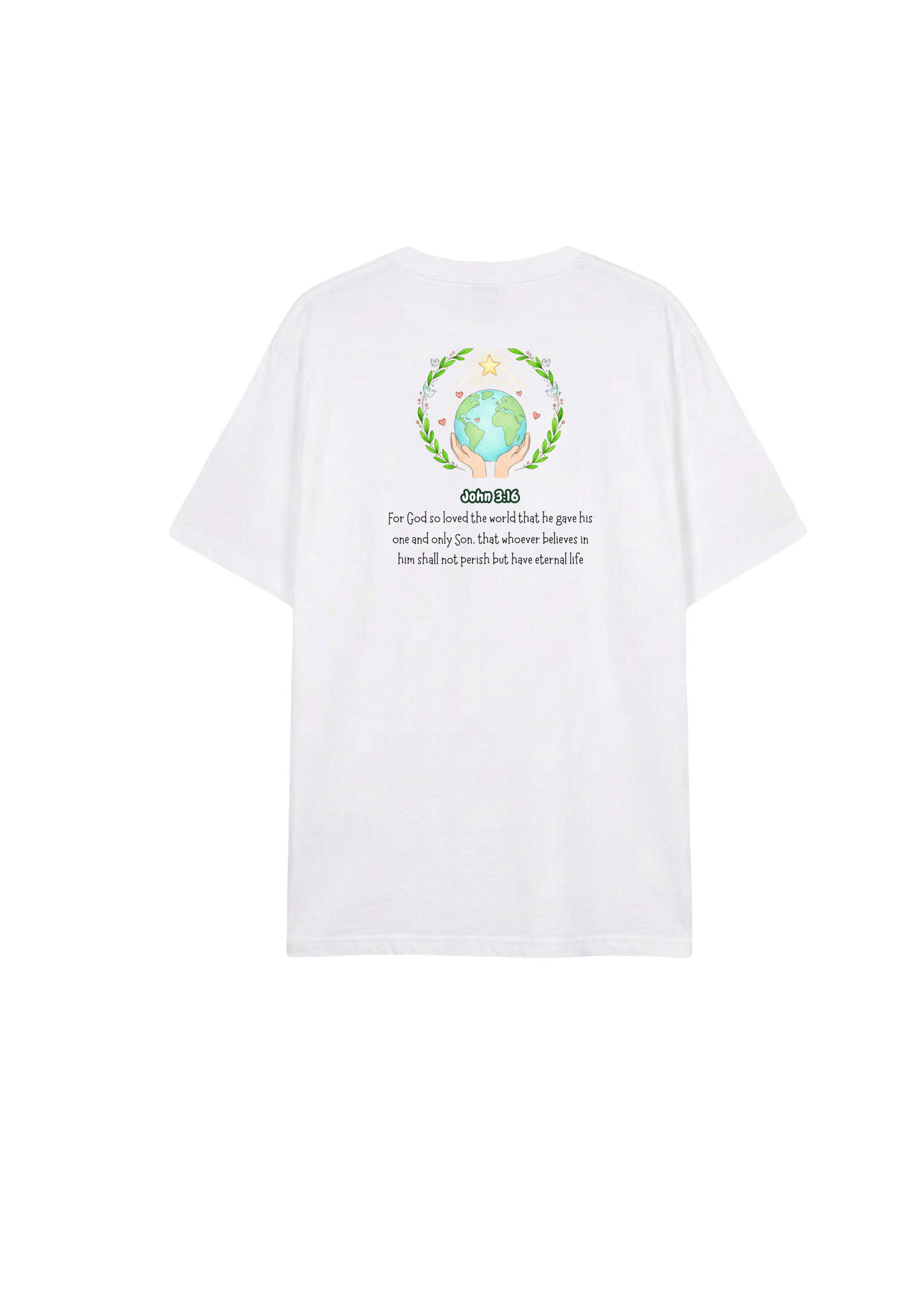 John 3:16 Adult T-Shirt (unisex) (Design 1)
