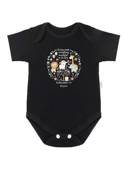 Ecclesiastes 3.11 Baby Onesie (Design 2)