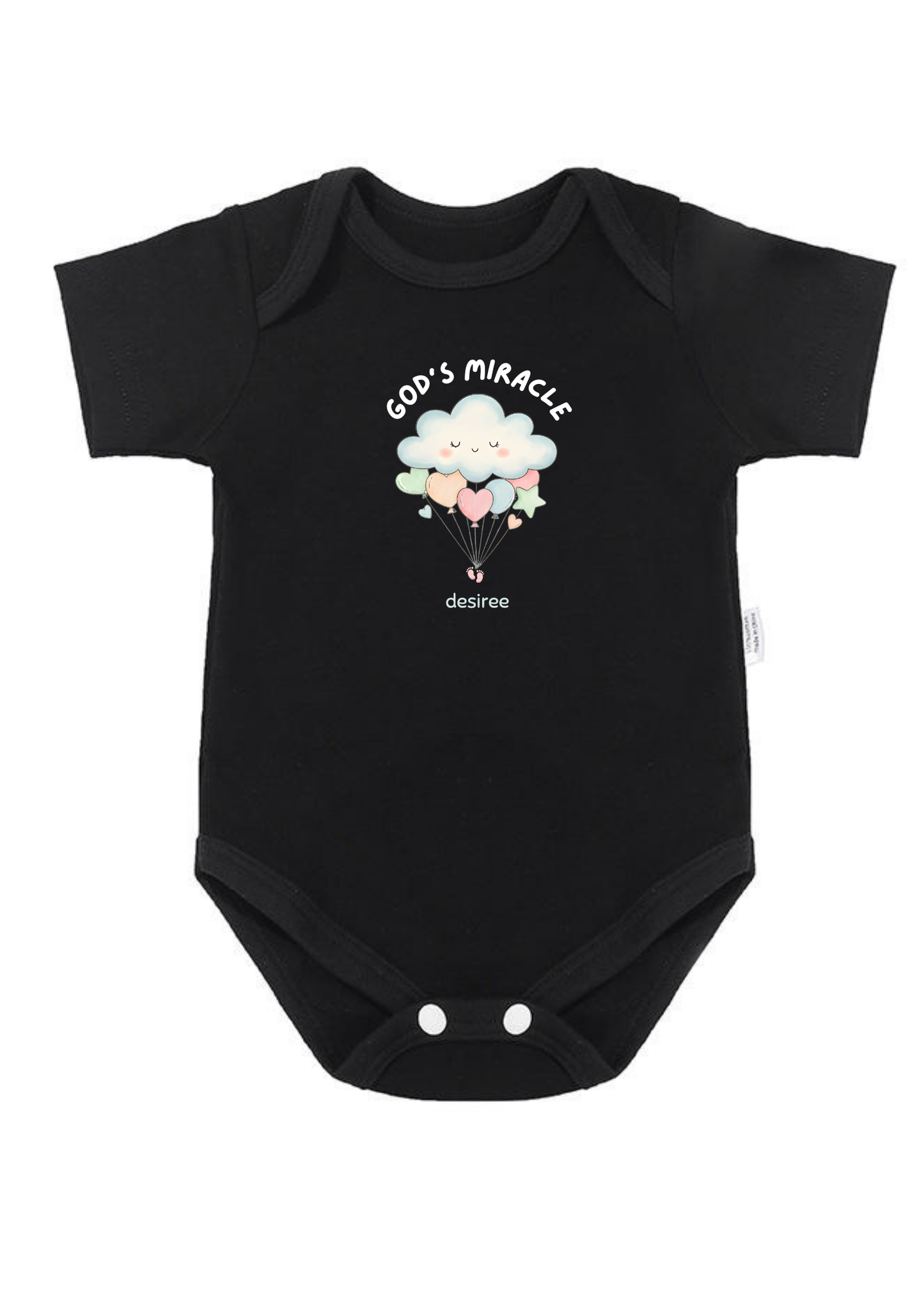 God's Miracle Baby Onesie (Design 2)