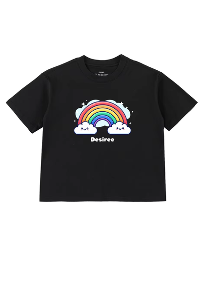 Cuteness Over The Rainbow Kids T-Shirt