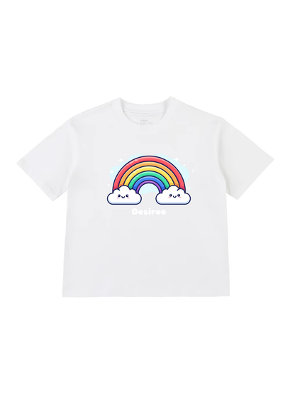 Cuteness Over The Rainbow Kids T-Shirt