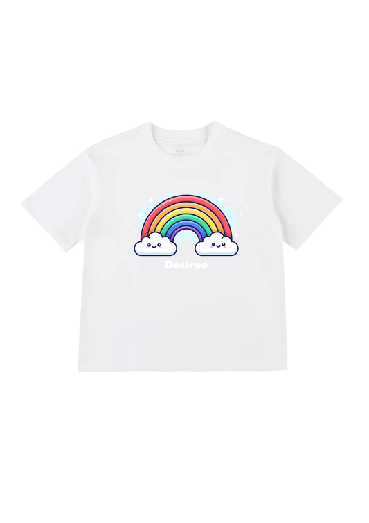 Cuteness Over The Rainbow Kids T-Shirt
