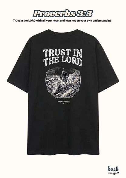 FAITH Series: Proverbs 3:5 Adult T-Shirt, Design 2 (unisex)
