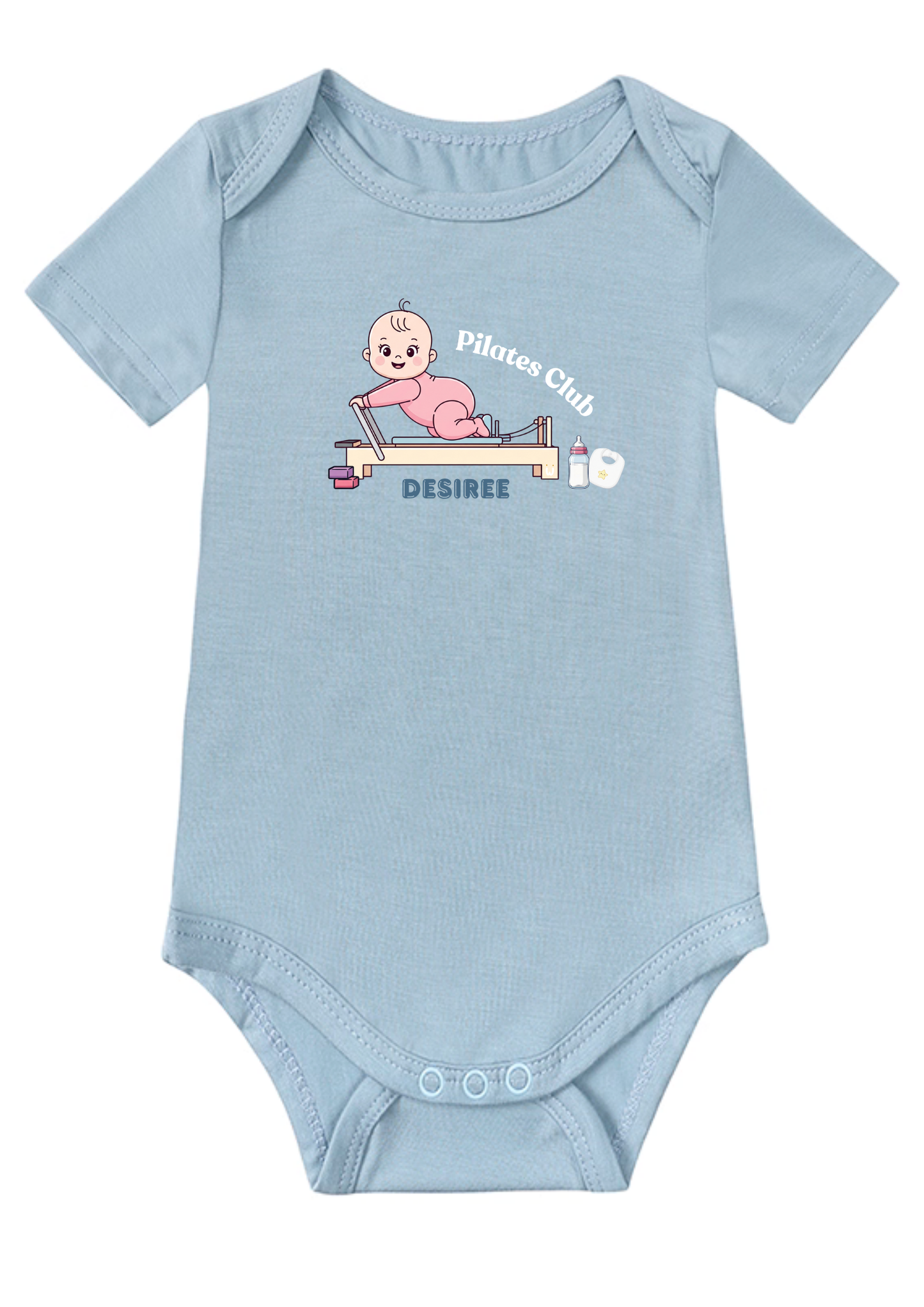 Pilates Club Baby Onesie
