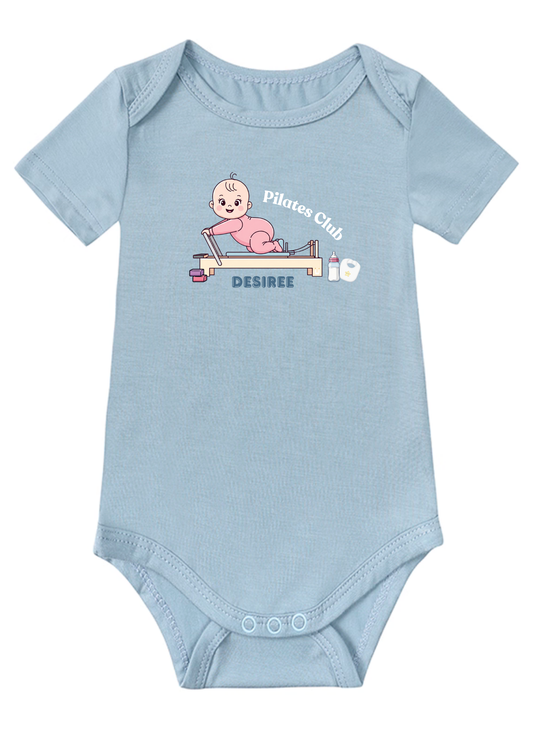 Pilates Club Baby Onesie