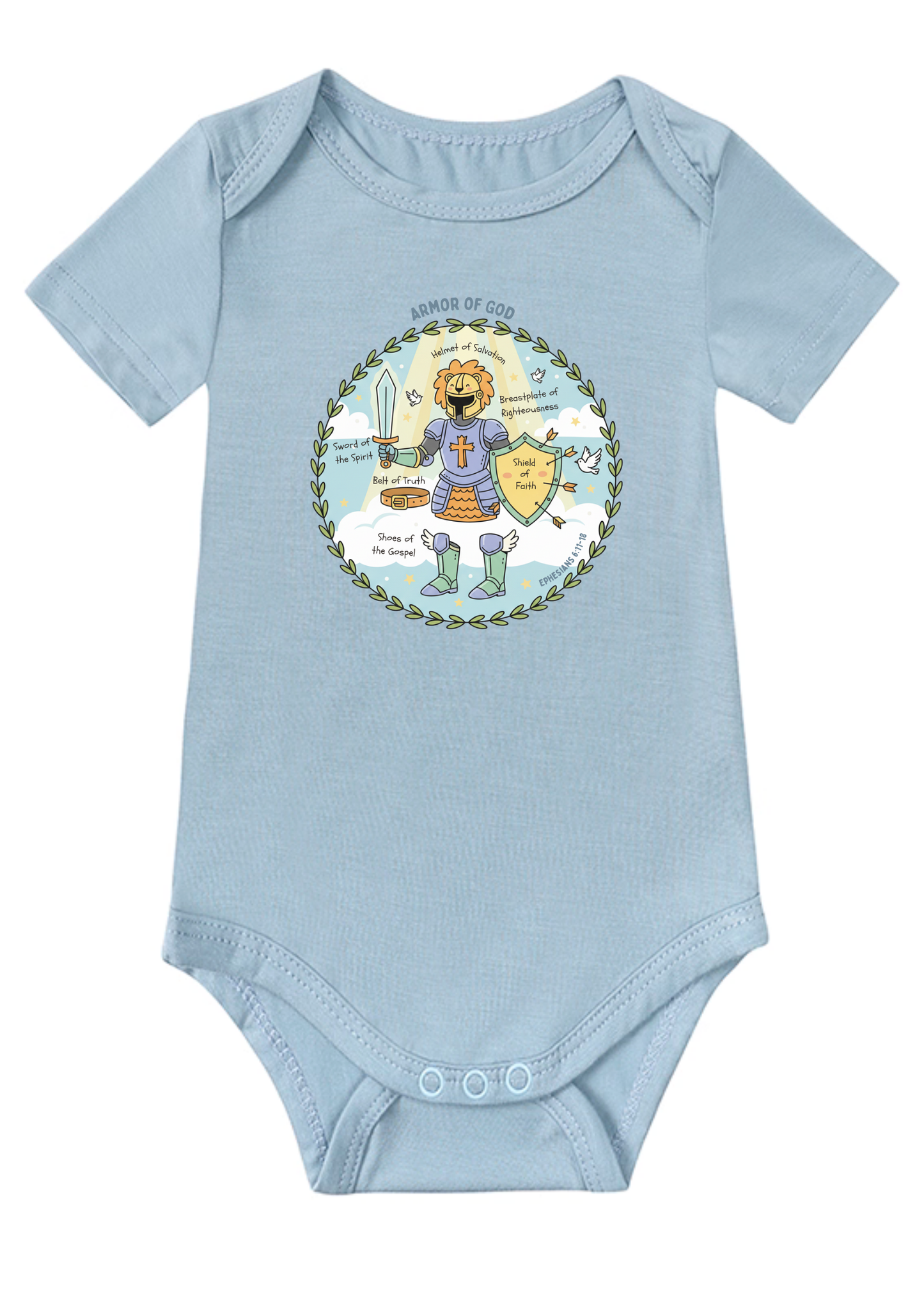 Armor of God, Ephesians 6:10-18 Baby Onesie