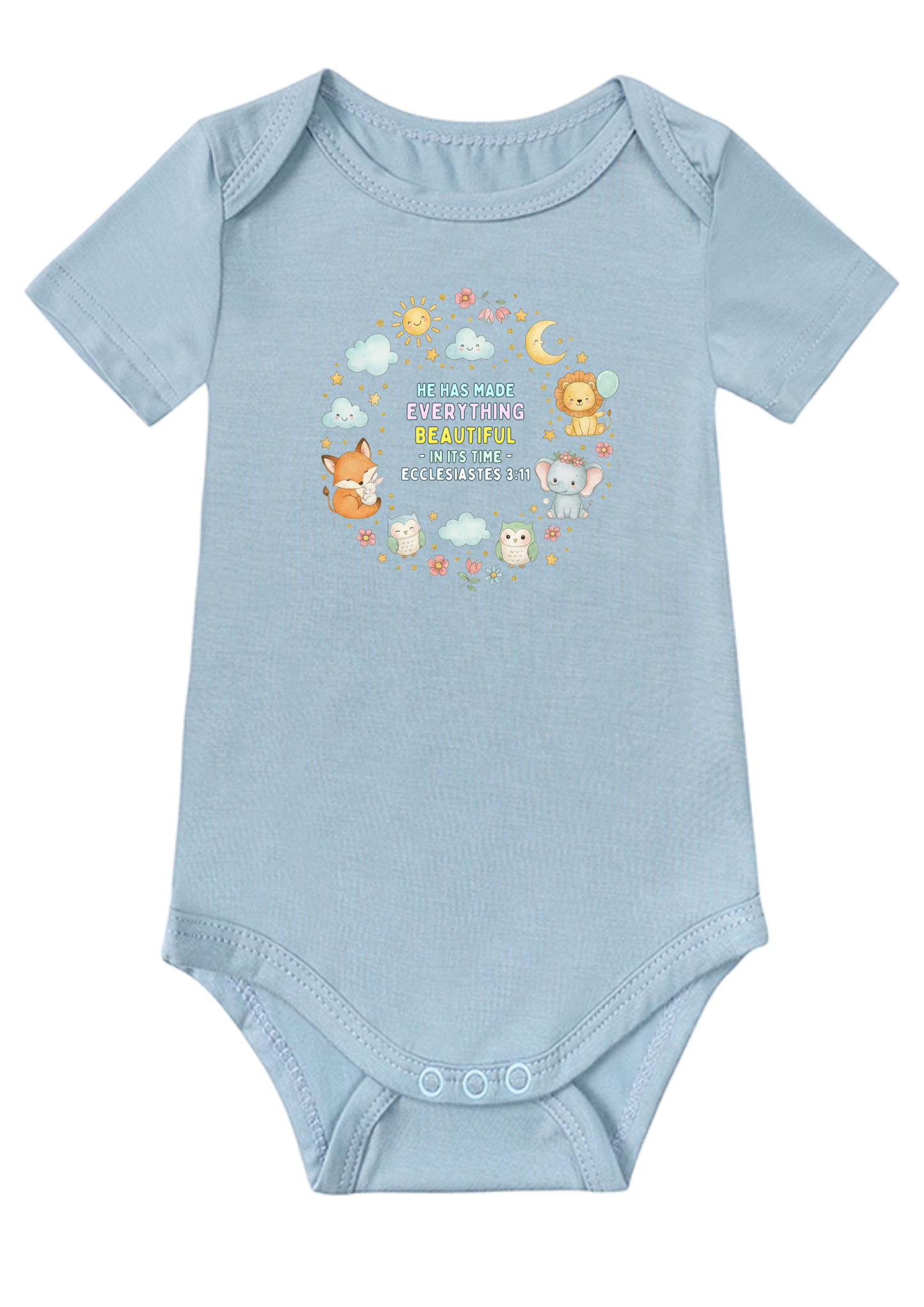 Ecclesiastes 3.11 Baby Onesie (Design 3)