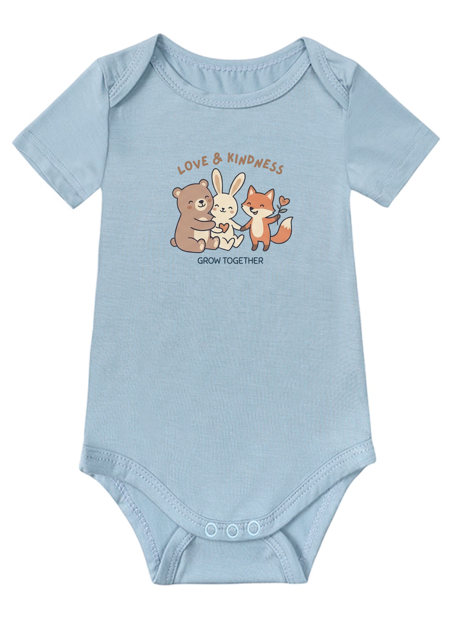 Love and Kindness Grow Together Baby Onesie