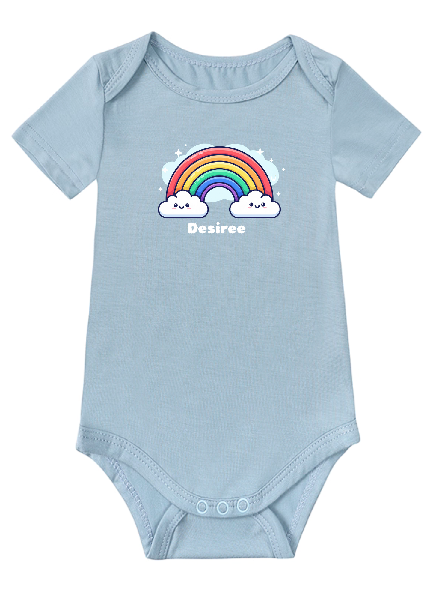 Cuteness Over The Rainbow Baby Onesie