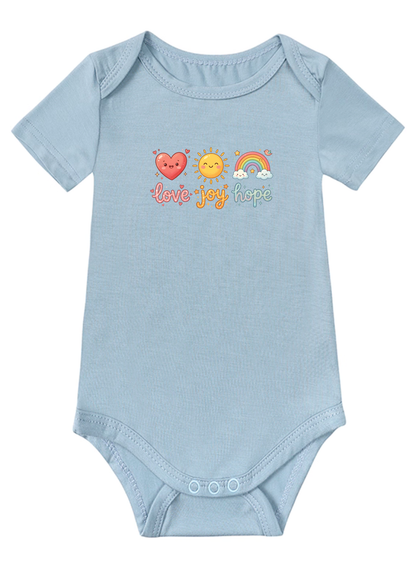 Love, Joy, Hope Baby Onesie