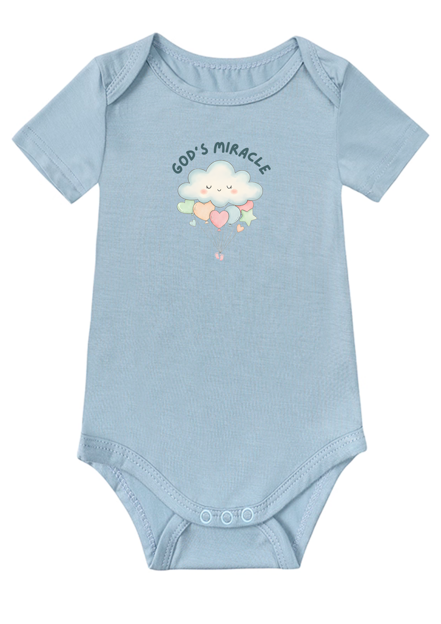 God's Miracle Baby Onesie (Design 2)