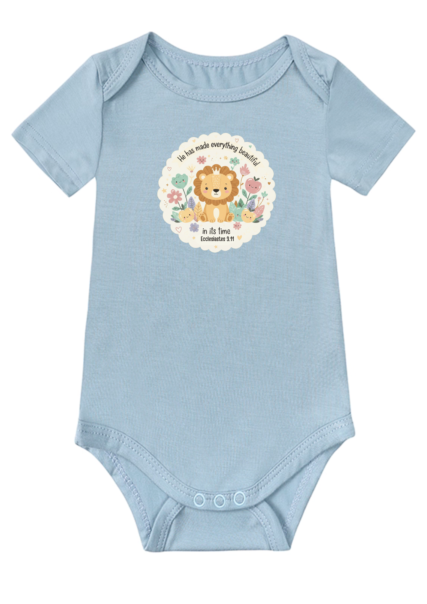 Ecclesiastes 3.11 Baby Onesie (Design 4)
