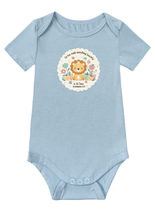 Ecclesiastes 3.11 Baby Onesie (Design 4)