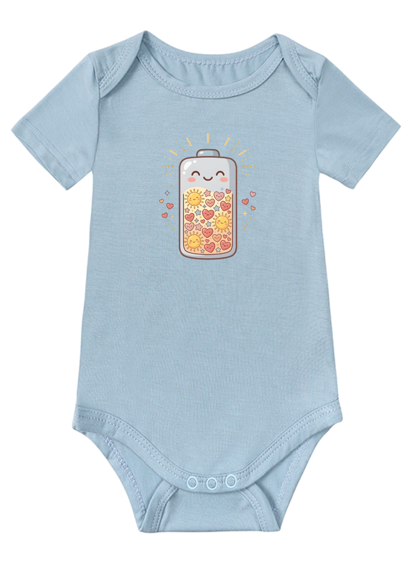 Positivity Battery Baby Onesie
