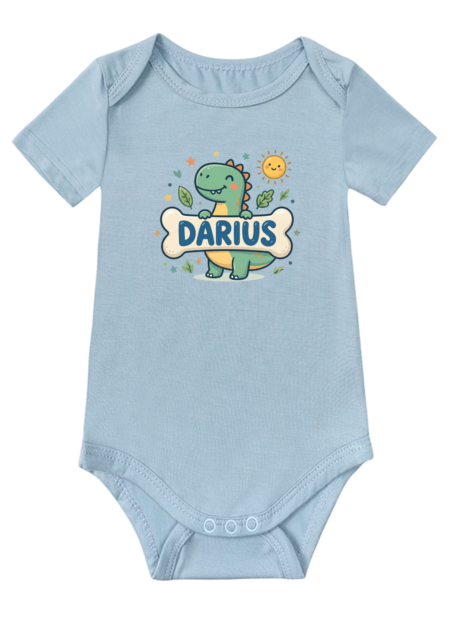 The Friendly Dino Baby Onesie