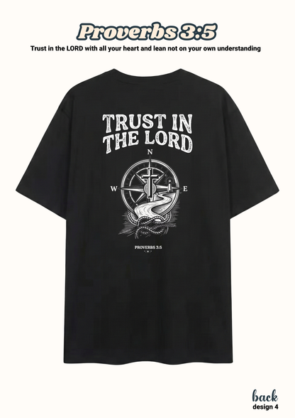 FAITH Series: Proverbs 3:5 Adult T-Shirt, Design 4 (unisex)