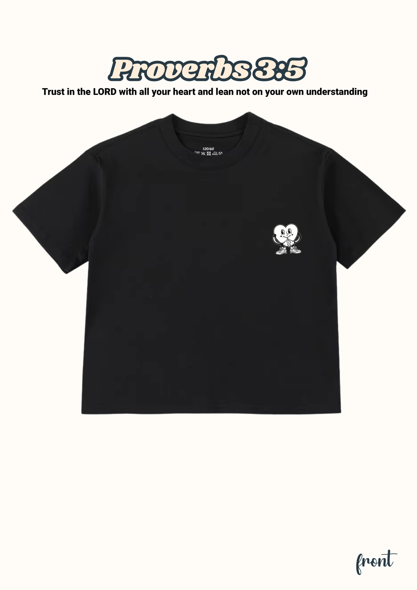 FAITH Series: Proverbs 3:5 Kids T-Shirt (Design 6)