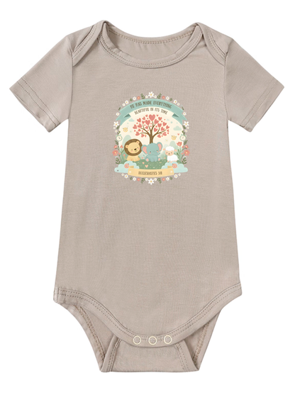Ecclesiastes 3.11 Baby Onesie (Design 1)