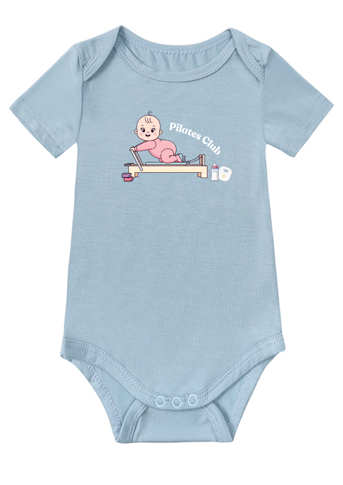 Pilates Club Baby Onesie