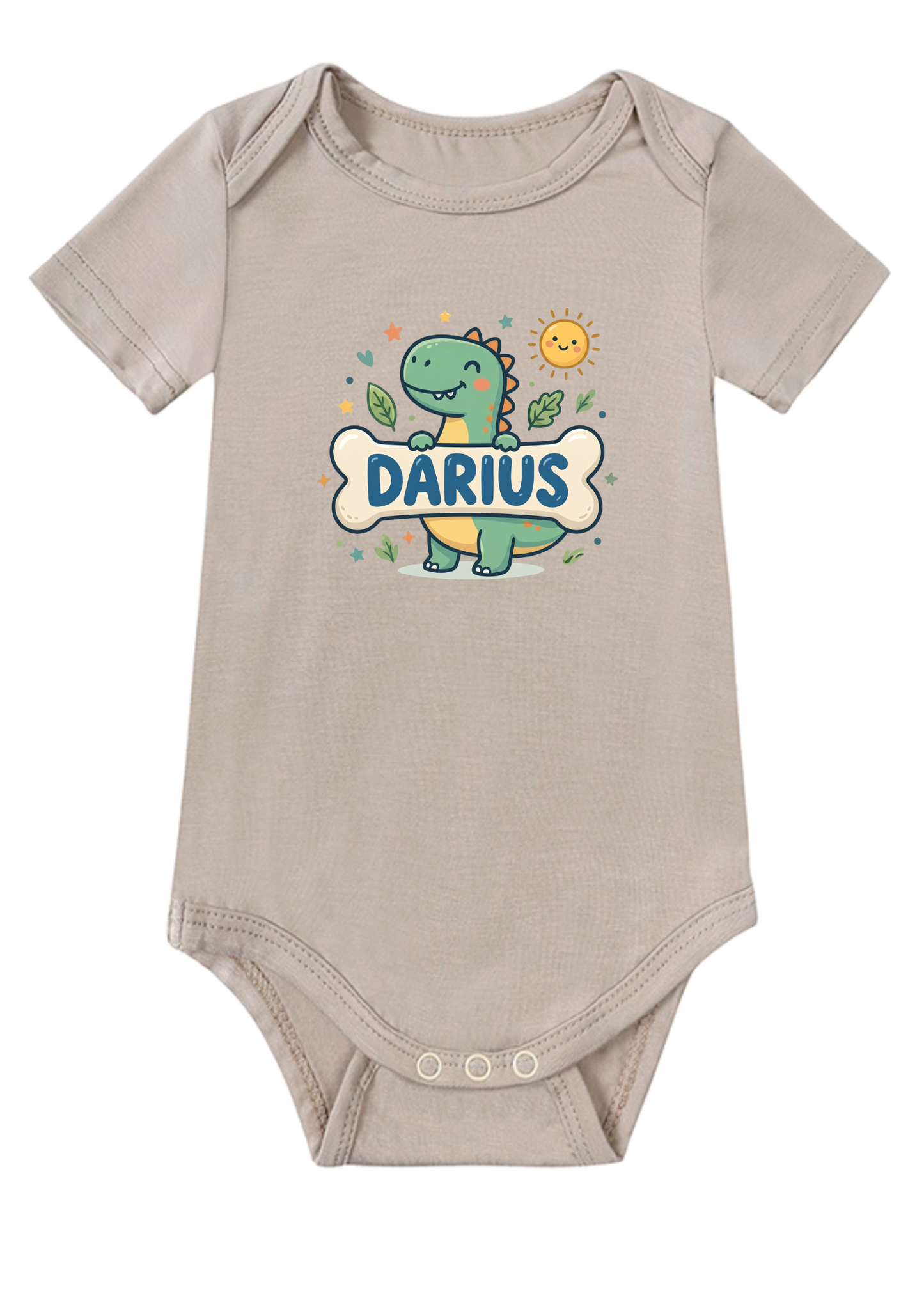 The Friendly Dino Baby Onesie
