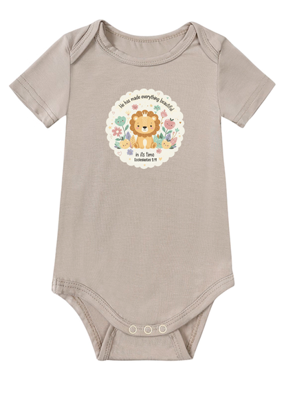 Ecclesiastes 3.11 Baby Onesie (Design 4)