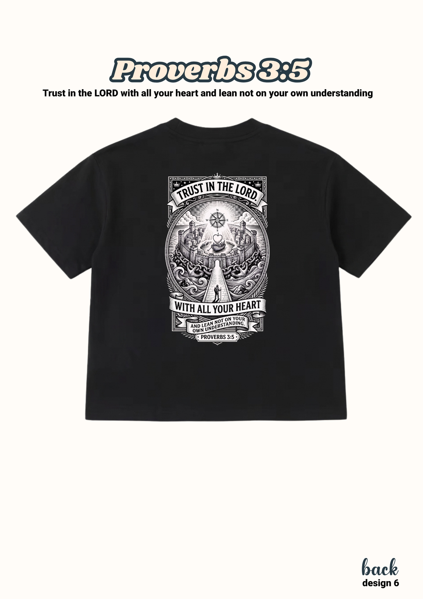 FAITH Series: Proverbs 3:5 Kids T-Shirt (Design 6)