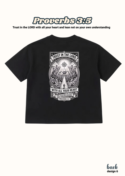 FAITH Series: Proverbs 3:5 Kids T-Shirt (Design 6)