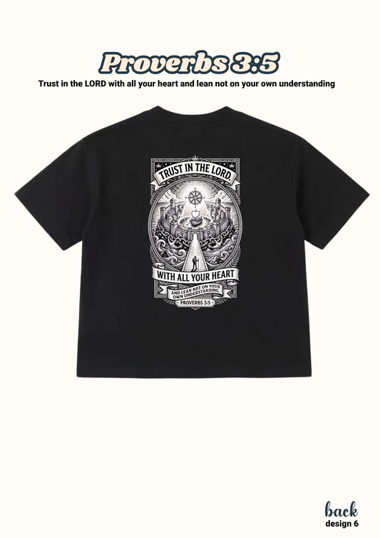 FAITH Series: Proverbs 3:5 Kids T-Shirt (Design 6)