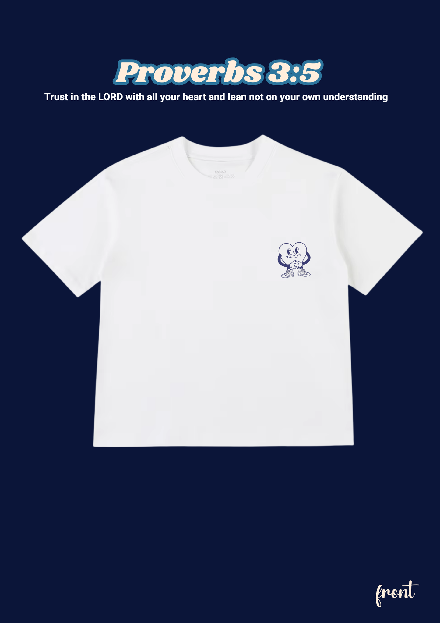 FAITH Series: Proverbs 3:5 Kids T-Shirt (Design 6)