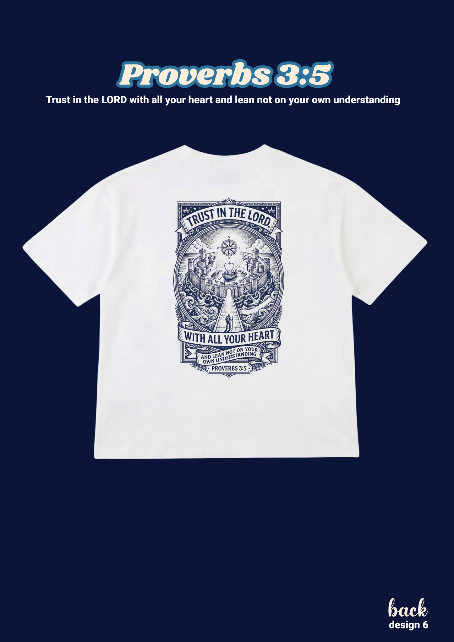 FAITH Series: Proverbs 3:5 Kids T-Shirt (Design 6)