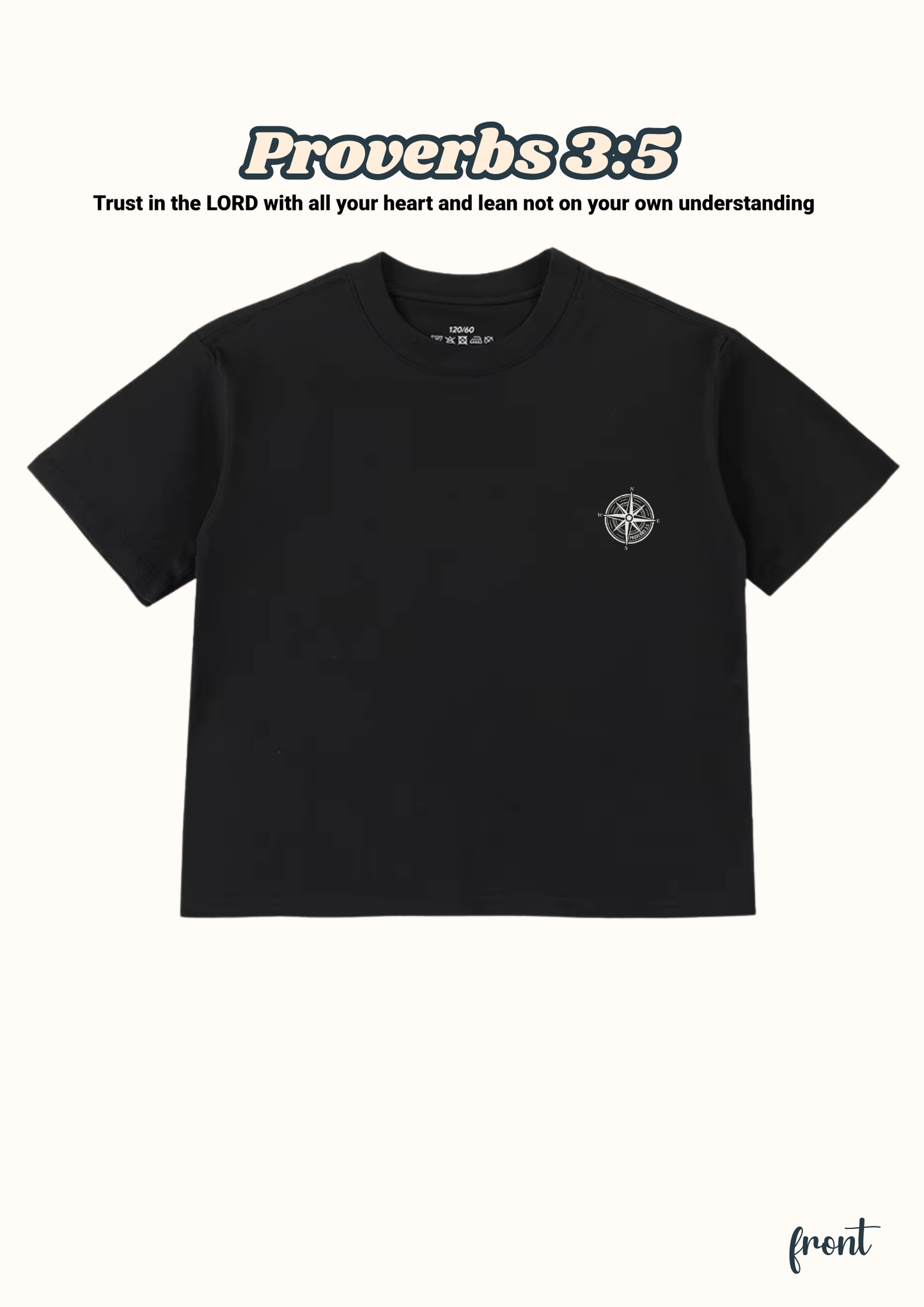 FAITH Series: Proverbs 3:5 Kids T-Shirt (Design 7)