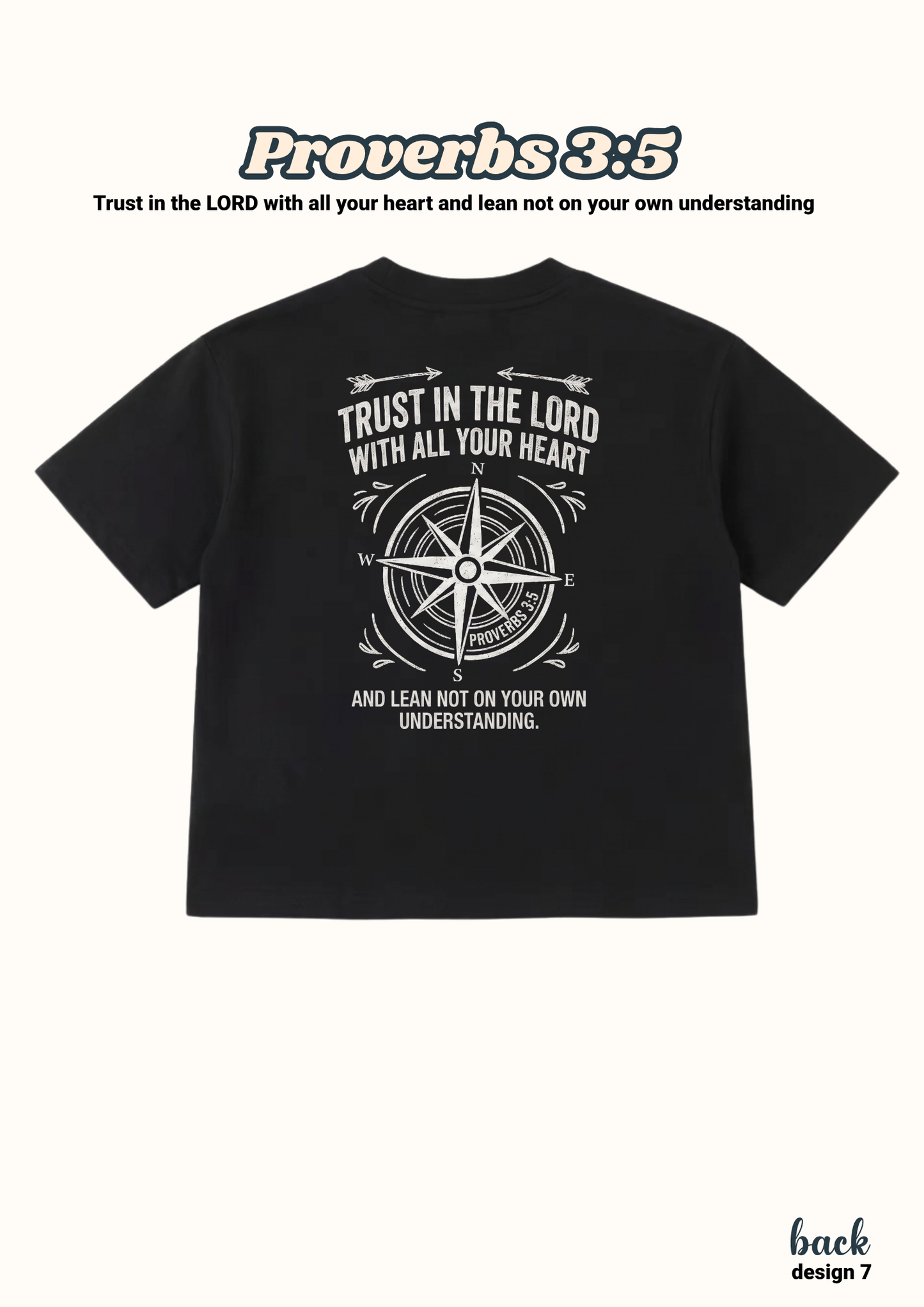 FAITH Series: Proverbs 3:5 Kids T-Shirt (Design 7)