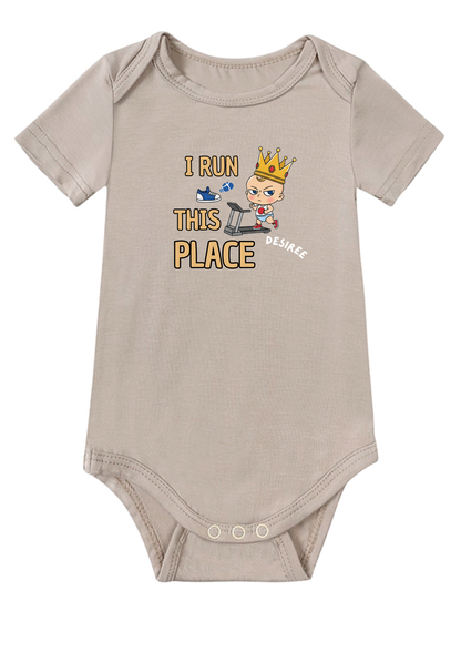 I Run This Place Baby Onesie