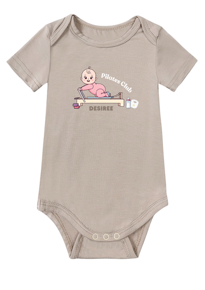 Pilates Club Baby Onesie