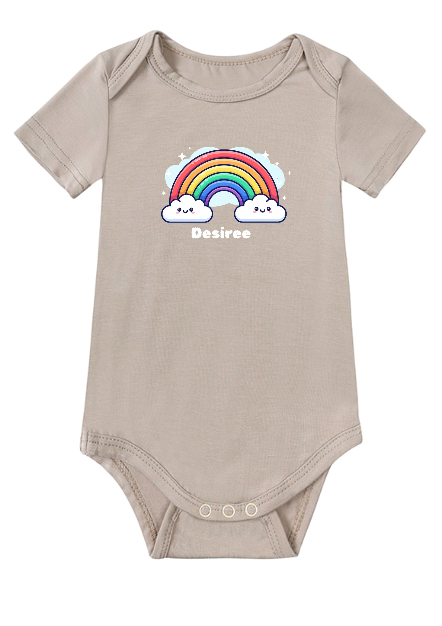 Cuteness Over The Rainbow Baby Onesie