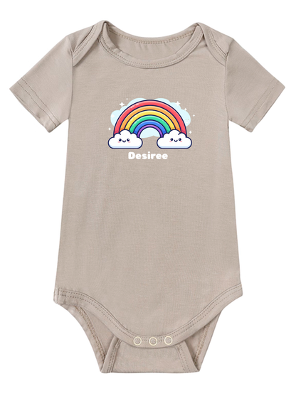 Cuteness Over The Rainbow Baby Onesie