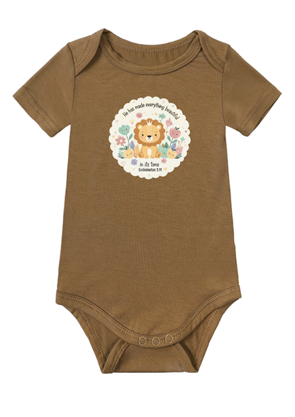 Ecclesiastes 3.11 Baby Onesie (Design 4)