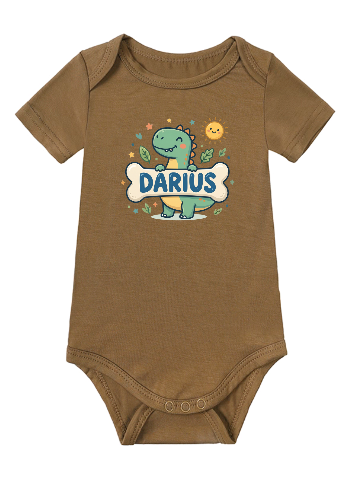 The Friendly Dino Baby Onesie