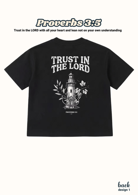 FAITH Series: Proverbs 3:5 Kids T-Shirt (Design 1)