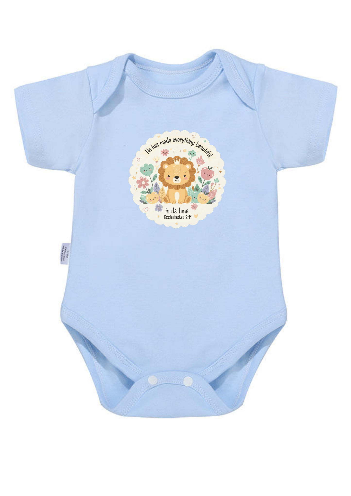 Ecclesiastes 3.11 Baby Onesie (Design 4)