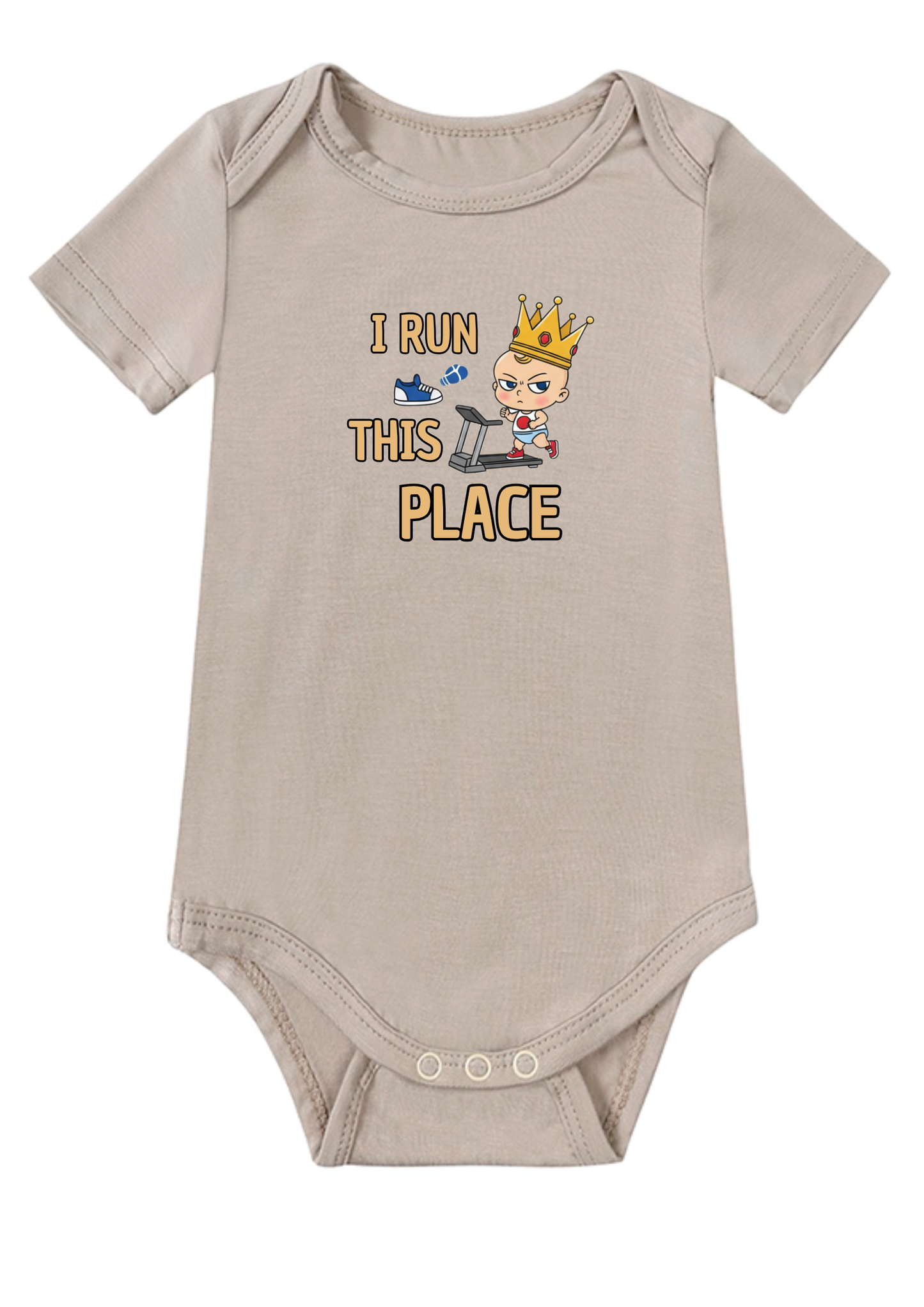 I Run This Place Baby Onesie