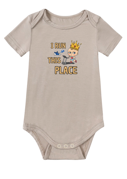 I Run This Place Baby Onesie