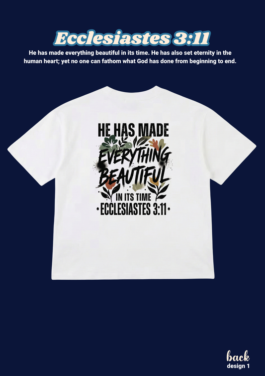 FAITH Series: Ecclesiastes 3:11 Kids T-Shirt (Design 1)