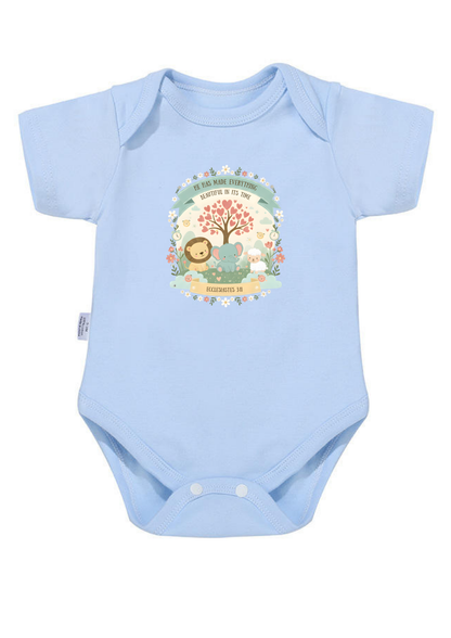 Ecclesiastes 3.11 Baby Onesie (Design 1)