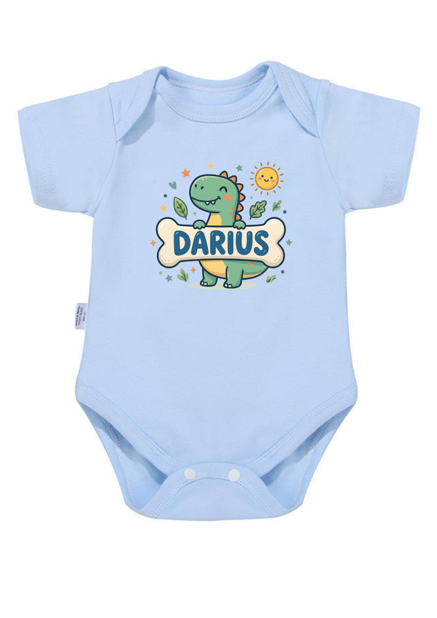 The Friendly Dino Baby Onesie
