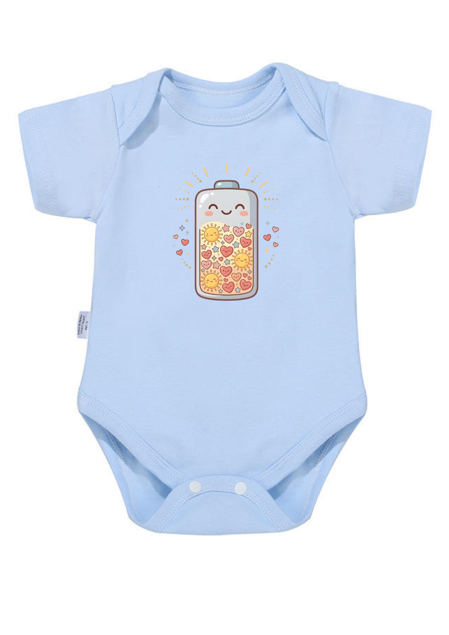 Positivity Battery Baby Onesie